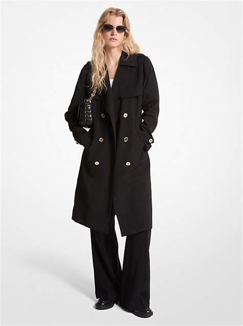 michael michael kors draped trench coat|Michael Kors trench coat women.